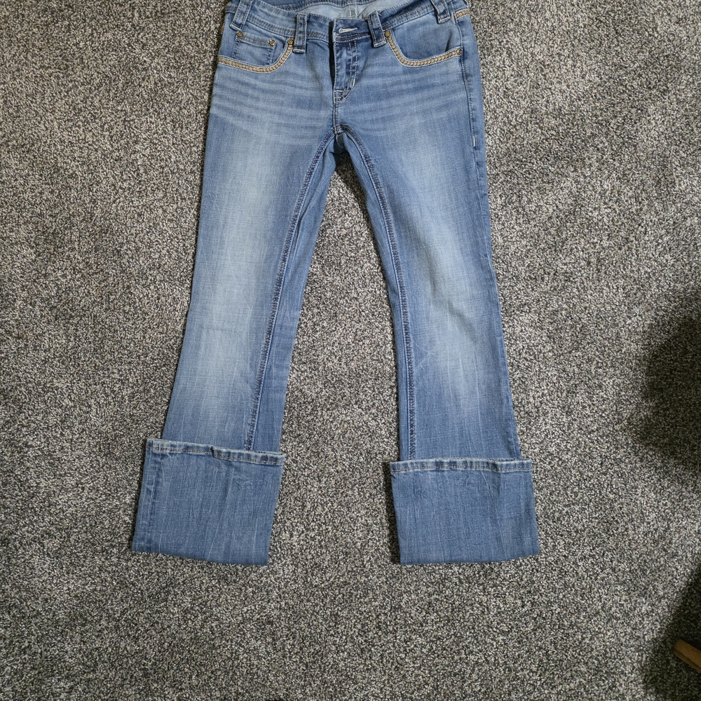 Rock & Roll Cowgirl Light Blue Boot Cut Jeans